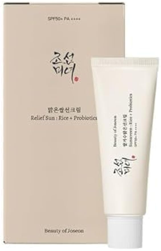 [Bҽαυƚყ σϝ Jσʂҽσɳ] Relief Sun Rice + Probiotics SPF50+ PA++++ 50ml | Facial sunscreen SPF 50+ PA++ | Korean Skincare | Korean Sunscreen | Facial Moisturizer with spf | Non-Greasy