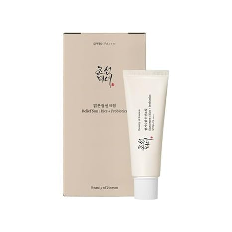 [Bҽαυƚყ σϝ Jσʂҽσɳ] Relief Sun Rice + Probiotics SPF50+ PA++++ 50ml | Facial sunscreen SPF 50+ PA++ | Korean Skincare | Korean Sunscreen | Facial Moisturizer with spf | Non-Greasy