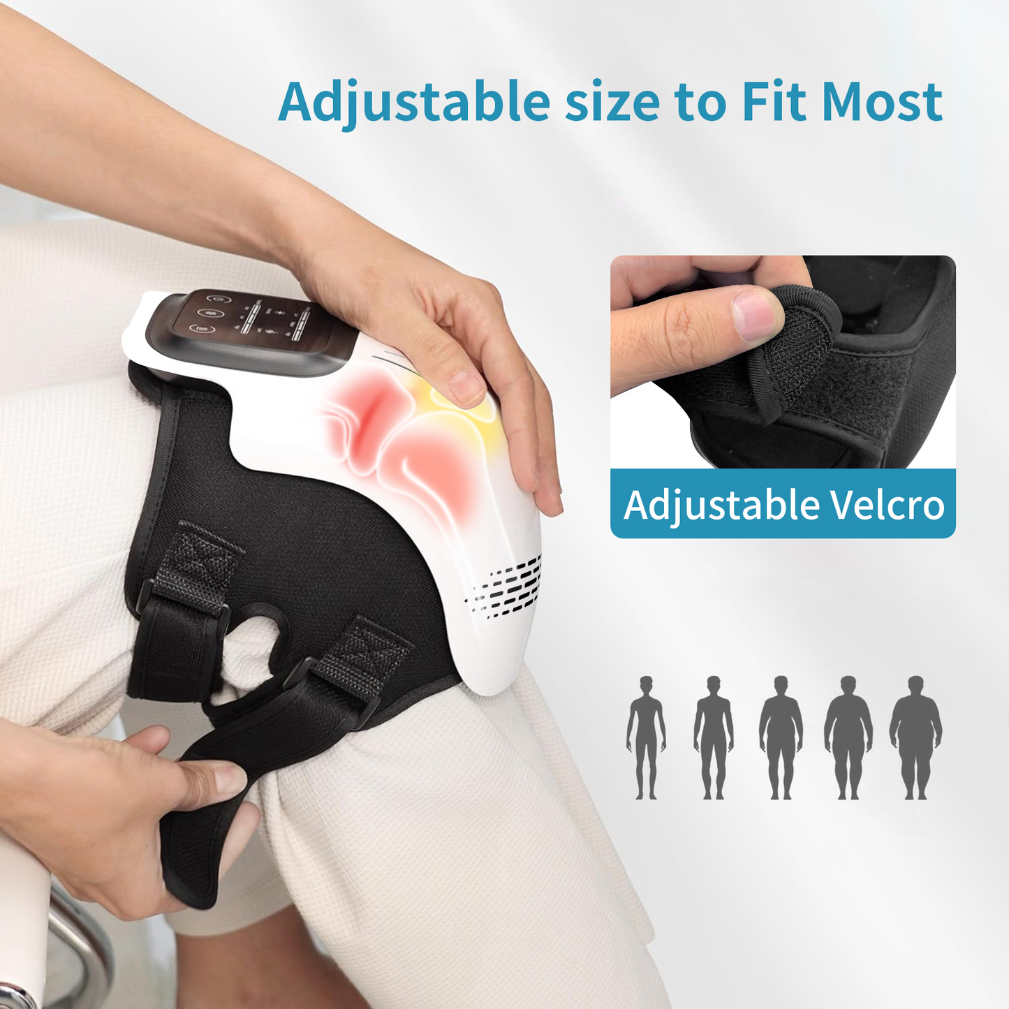 【Free shipping】Knee Massager, Adjustable Temperature And Frequency ,Infrared Heating Can Cure Knee Problems