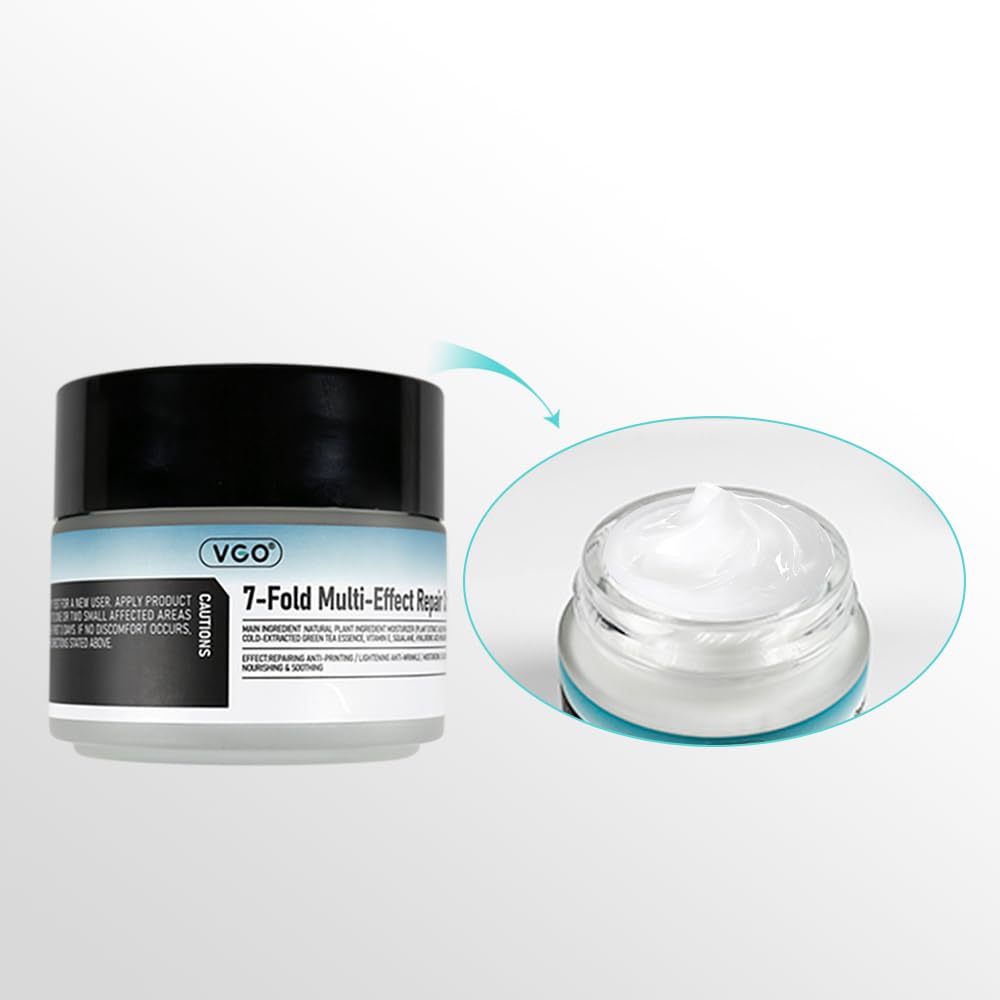 VGO Moisturizing Cream 7-Fold Multi-Effect Repair Cream Body and Face Moisturizer for Skin Daily Repair, Any skin type 100ml / 3.53oz