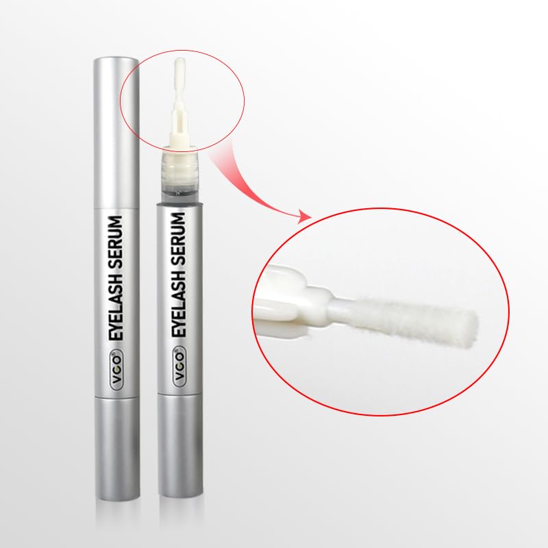 VGO Eyelash Growth Serum and Brow Enhancer Lash Enhancing Serum for Fuller & Longer Looking Eyelash & Eyebrow, Natural Ingredients, 3ml / 0.1oz